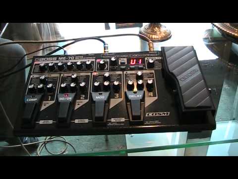 A Review Of The Boss ME70 Multieffects Pedal.