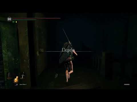 Dark Souls 1 - The Depths -  Large Ember, Sewer Chamber Key, & Bonfire location