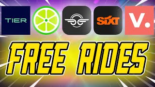 how to get free rides on TIER, LIME, BIRD, SIXT and VOI - FREE RIDES