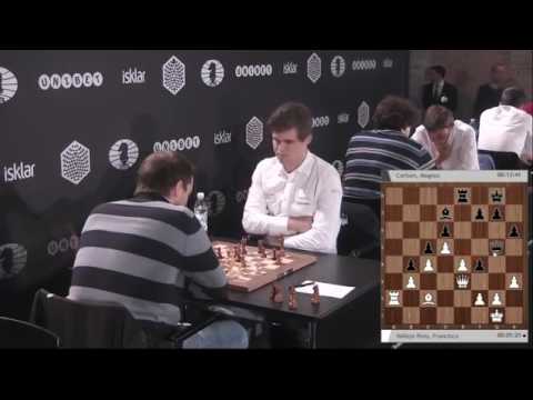 RAPID GAME Magnus Carlsen Outplaying Vallejo Pons In Slow Maneuvering Game