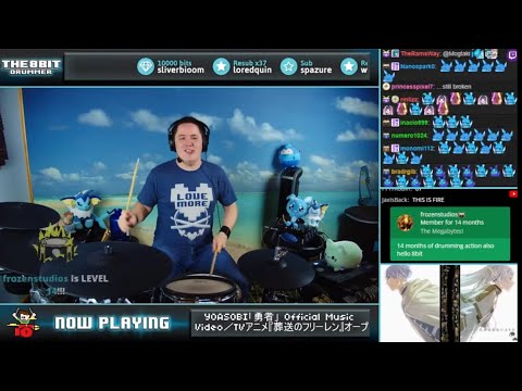THIS SONG IS HARD! Yuusha ｢勇者｣ Yoasobi Sousou no Frieren OP Drum Cover by The8bitDrummer