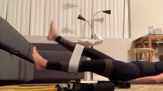 Isabela Merced’s sweaty feet