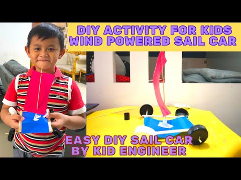 How To Make A Wind Powered Sail Car | DIY Activity for Kids