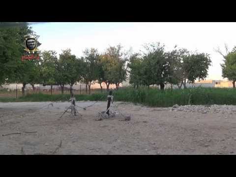 استهداف كتيبة الشهيد زيد الحراكي بقذائف الهاون مواقع قوات النظام قرب مطار دمشق الدولي في ريف دمشق