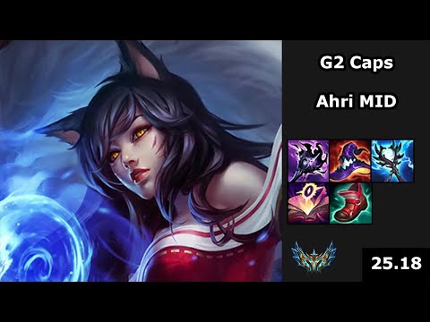 G2 Caps (Ahri) vs (Malzahar) - LEC Playoff training arc - EUW Challenger - Patch 25.18