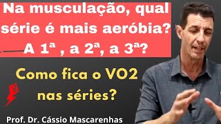 Como fica o consumo de oxigênio nas séries de musculação?