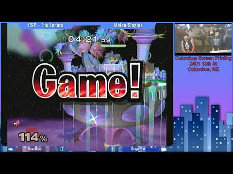 CSP The Encore! - DavidCue (Falco) vs Unspecial (Falco) - Loser's Semis - SSBM