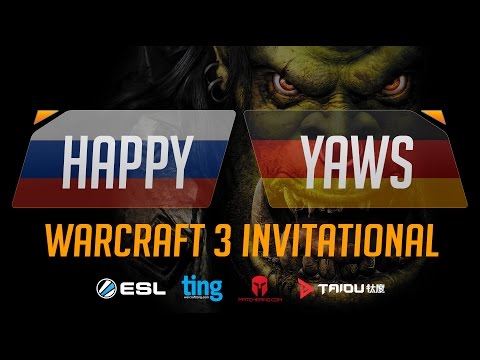WC3 - Happy vs. yAwS - Ting Warcraft Invitational - Group B - Lower Bracket Semifinal