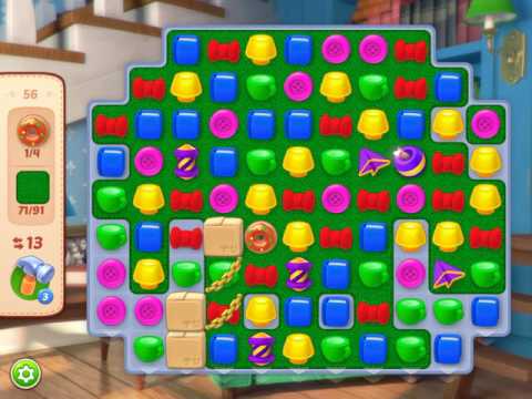 Homescapes Level 56 Walkthrough