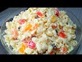 CREAMY MACARONI FRUIT SALAD Quick And Easy Recipe