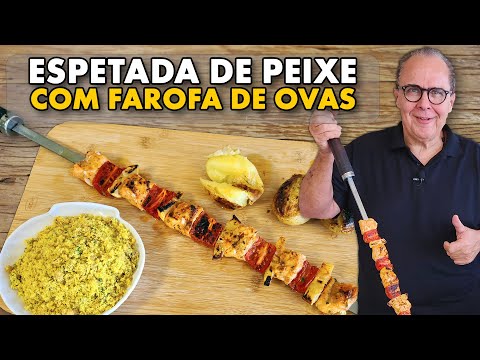O MELHOR JEITO PARA FAZER PEIXE NO ESPETO! APRENDA COM O CHEF TAICO