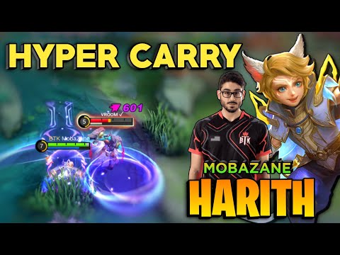 No More Marksman, Harith Hypercarry [ Top Global Harith ] By Mobazane - Mobile Legends