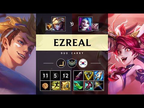 Ezreal ADC vs Jinx - KR Challenger Patch 25.19