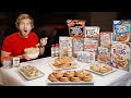 EATING EVERY CINNAMON TOAST CRUNCH ITEM ON MY TABLE CHALLENGE