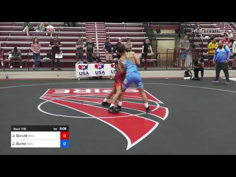 55 Kg Rr Rnd 1 - Jonathan Gurule, NMU-National Training Center Vs Jakason Burks, MWC Wrestling Aca