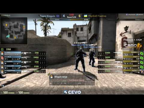 Team Kinguin vs. FlipSid3 Tactics - Game 2 (CEVO-P Placement Tournament CS:GO Season 8)