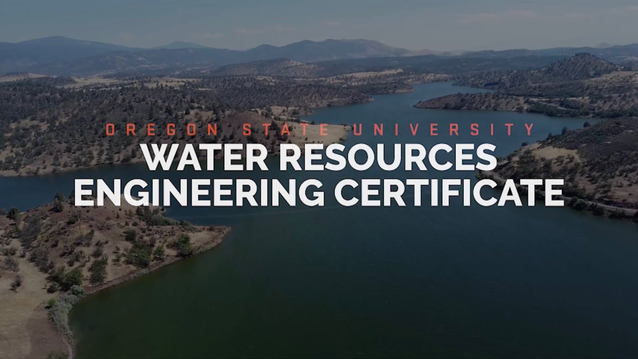 Water Resources Engineering Certificate