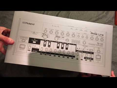 Roland Boutique Package unboxing. (TB-03 , TR-09, JP-08 )