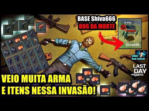 ●SE VOCÊ PEGAR ESSA INVASÃO DEU SORTE! BASE Shiva666 BUG DA MORTE 👁 Last Day On Earth