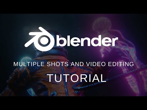 Blender 2.8 tutorial - multiple shots, cameras, collections and video editing