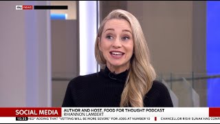 SOCIAL MEDIA & TROLLING | Sky News | Nutritionist Rhiannon Lambert