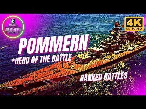 Unleashing Destruction: Battleship POMMERN's Gameplay World of Warships #wows #worldofwarships