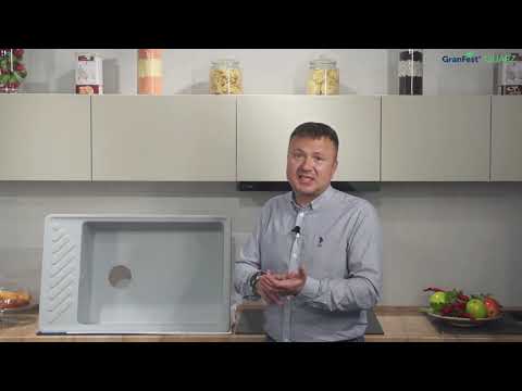 Миниатюра изображения товара Мойка кухонная GranFest Quarz GF-ZL-51 (черный)