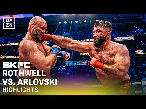 Ben Rothwell vs. Andre Arlovski Fight Highlights | Bludgeoning Win | BKFC Knucklemania