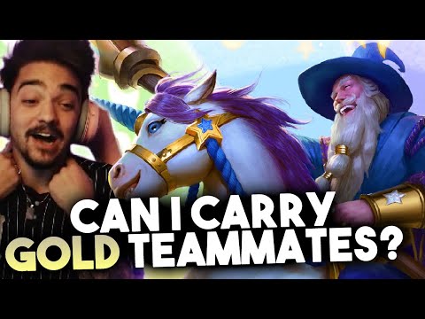 TRYING TO CARRY GOLD TEAMMATES! - Grandmasters Ranked Joust - Smite
