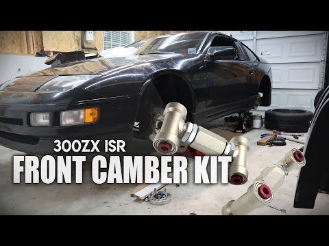 Nissan 300zx, ISR Front Camber Kit install!