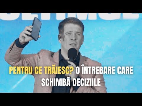 CRISTI BOARIU - What do I live for? A question that changes decisions | SERMON 2025