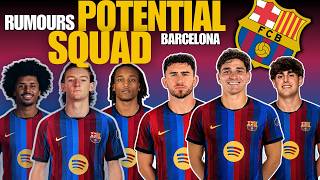 Barcelona Possible Squad 2026-27 | Barcelona Potential Squad - Based on Latest Transfer Rumours!