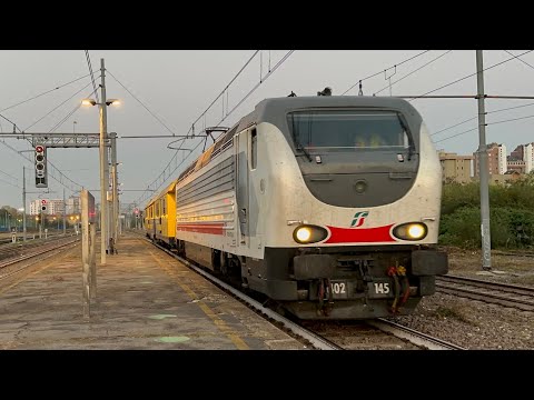 Arrivo del treno soccorso a Milano San Cristoforo per il recupero di una pilota Mazinga!
