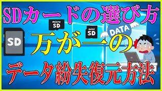 【2025年版】SDカードおすすめ＆誤削除データの復元方法（Recoverit解説）
