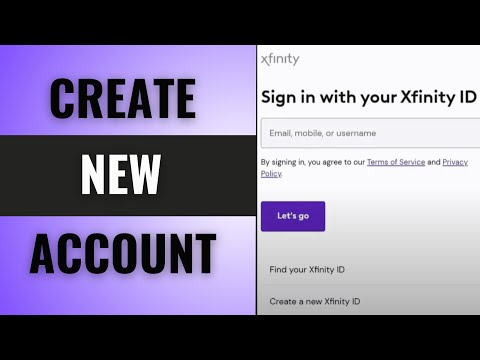 Comcast Create Account