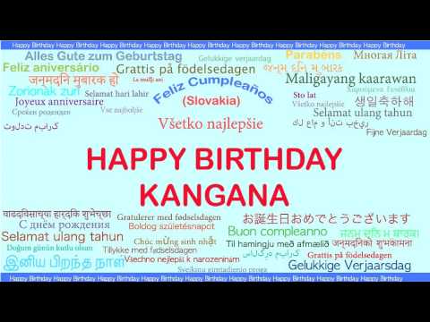 Kangana   Languages Idiomas - Happy Birthday