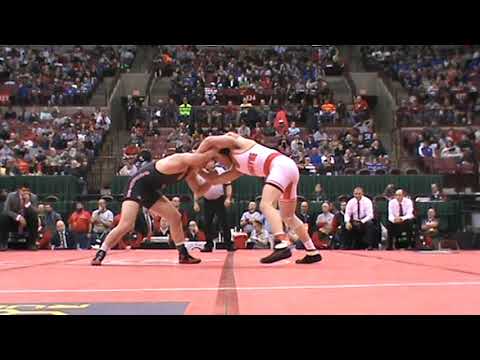 182 lbs Final OH 2017 Zach Steiner, Creston Norwayne vs James Handwerk, Rocky River Lutheran West