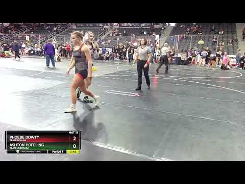 122 Lbs Cons. Round 2 - Phoebe Dowty, Team Indiana Vs Ashton Hofeling, Team Nebraska Ce63