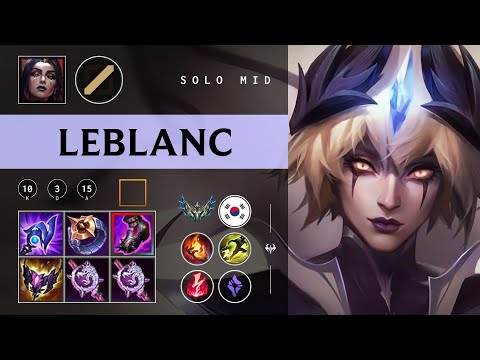 LeBlanc Mid vs Galio - KR Challenger Patch 26.03