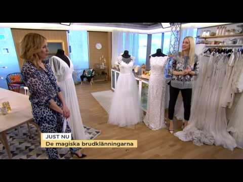 Brudklänningarna som gör dagen oförglömlig - Nyhetsmorgon (TV4)