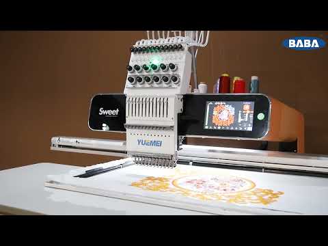 BABA Single Head High Speed Embroidery Machine 20/32 inches (800/500 mm)