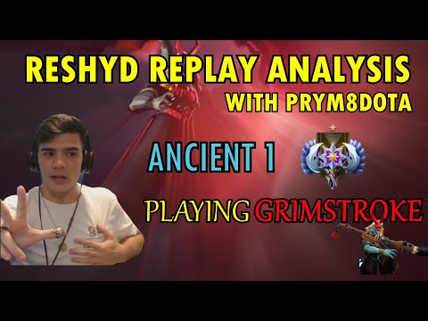 ReshyD Replay Analysis with Prym8Dota of Pos 5 Grimstroke - DacDac