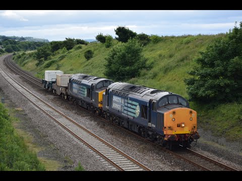 #683: [Flask] DRS Class 37604 & 37607 pass Llandulas (04/07/16)