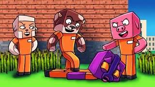 Minecraft | Prison Life - ANIMAL MOBS VS EVIL MOBS! (Jail Break in Minecraft) #6