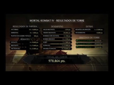 Mortal Kombat XL predator en el torneo de mortal kombat 4