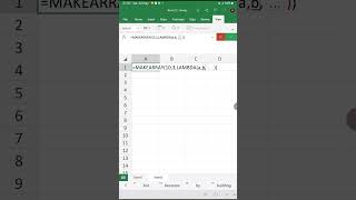 Excel 365 Makearray & Lambda Function #excel365 #excel #microsoftexcel