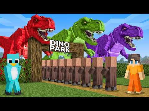Wir haben einen Dinosaurierpark in Minecraft eröffnet!