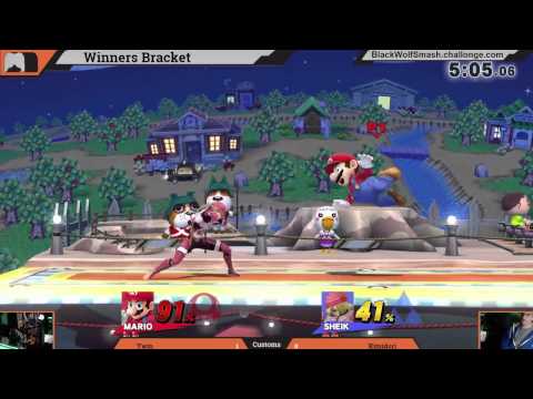 BW April Smash 4 - Twin (Mario) vs. Kimidori (Shiek) - Winners Bracket