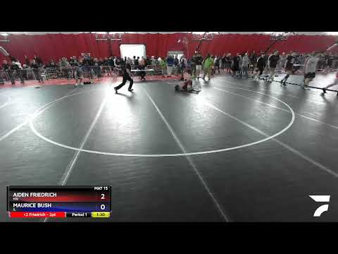 132 Lbs Cons. Round 3 - Aiden Friedrich, MN Vs Maurice Bush, IL Ab56