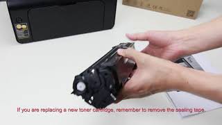 How to Install HP 85A CE285A Toner Cartridge in HP LaserJet P1102W Printer